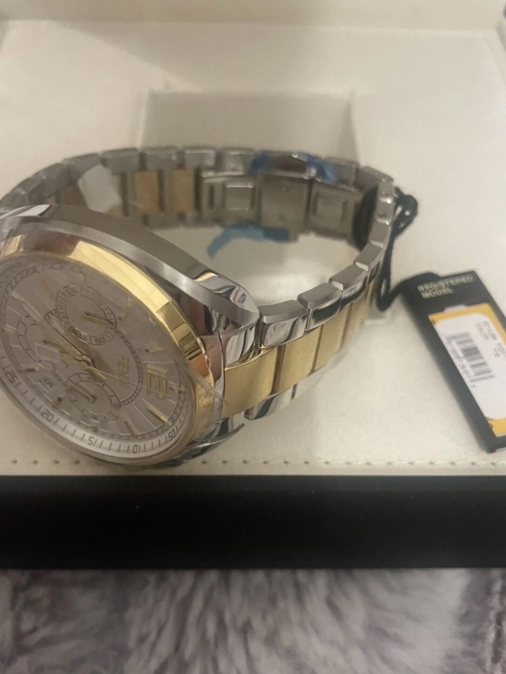 Fendi Two-Tone Gold and Silver Stainless Chronograph Watch - Picture 3 of 13